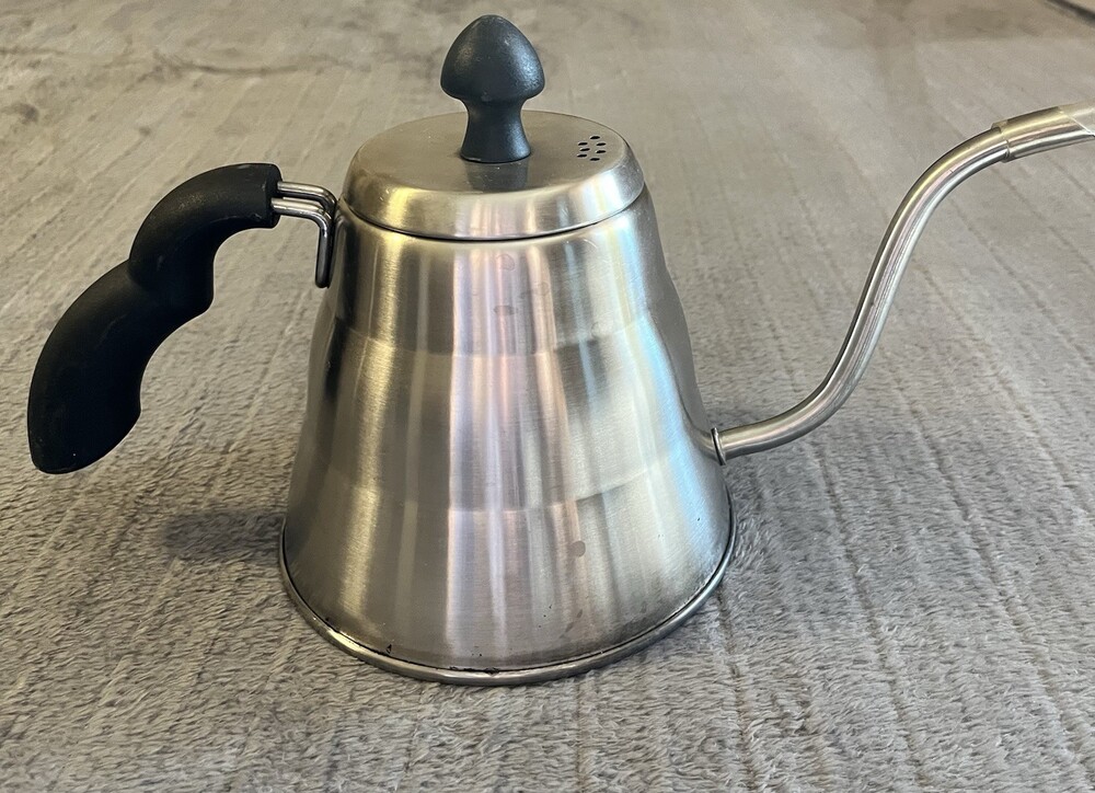 Gooseneck Coffee Tea Kettle Stovetop Stainless Steel Long Narrow Spout